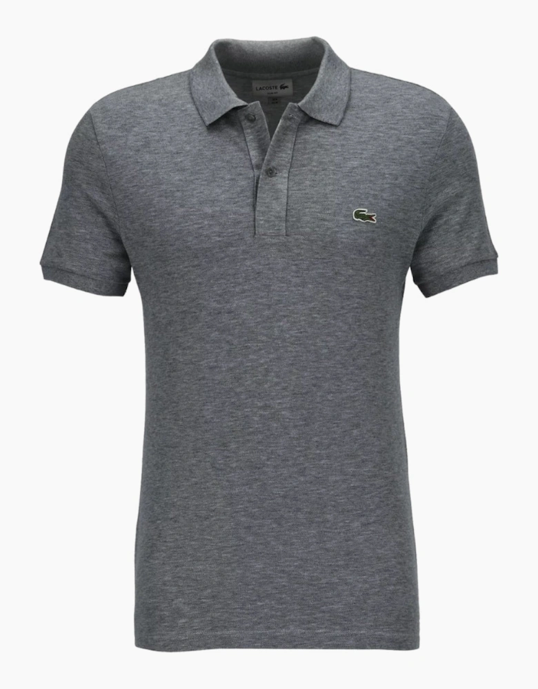Lacoste Slim Fit Mouse Grey Pique Polo Shirt