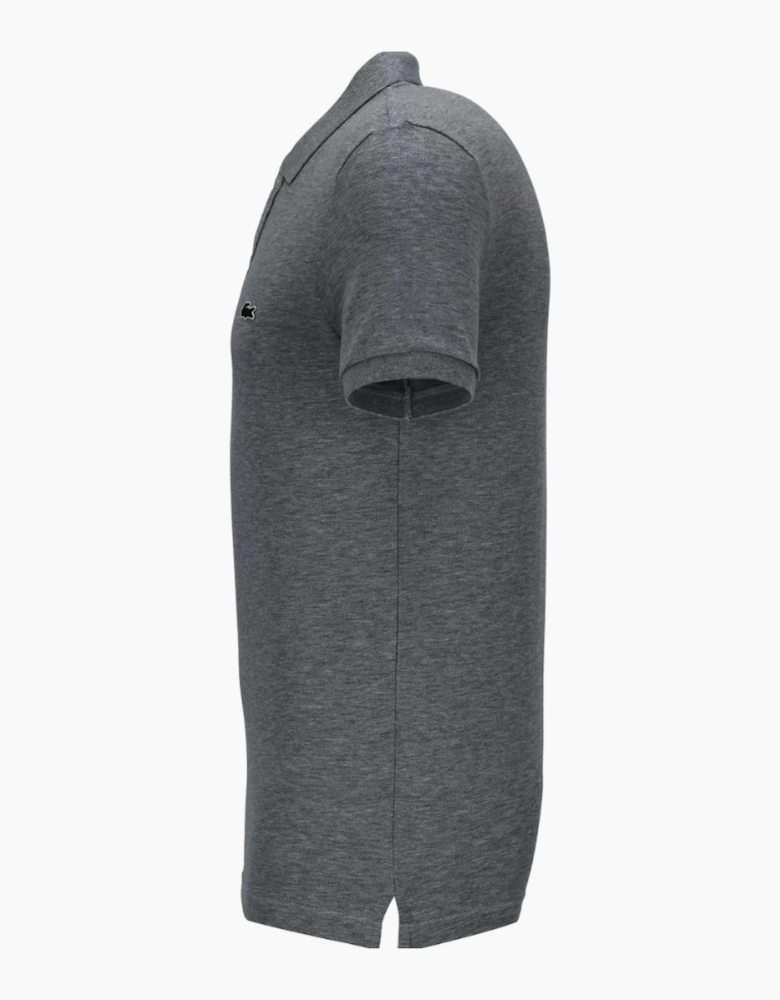 Lacoste Slim Fit Mouse Grey Pique Polo Shirt
