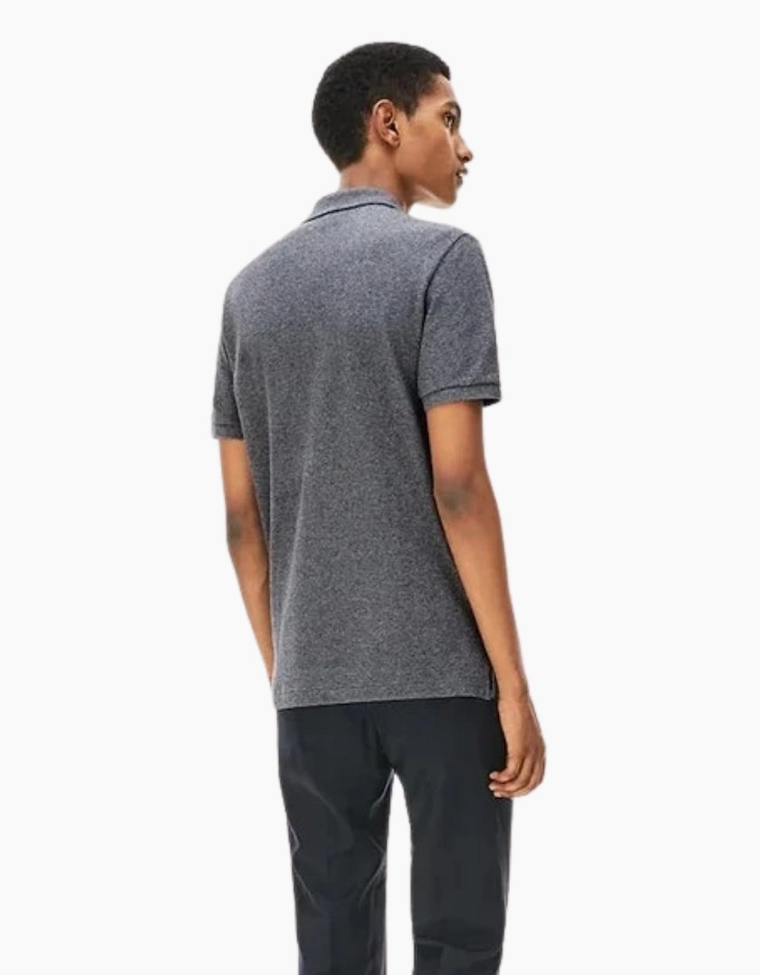 Lacoste Slim Fit Mouse Grey Pique Polo Shirt