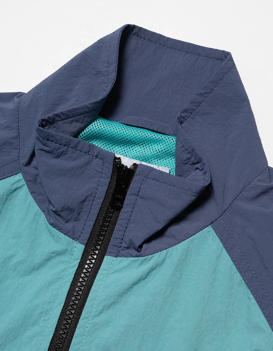 Parlez Rail Leaf Turquoise Track Jacket