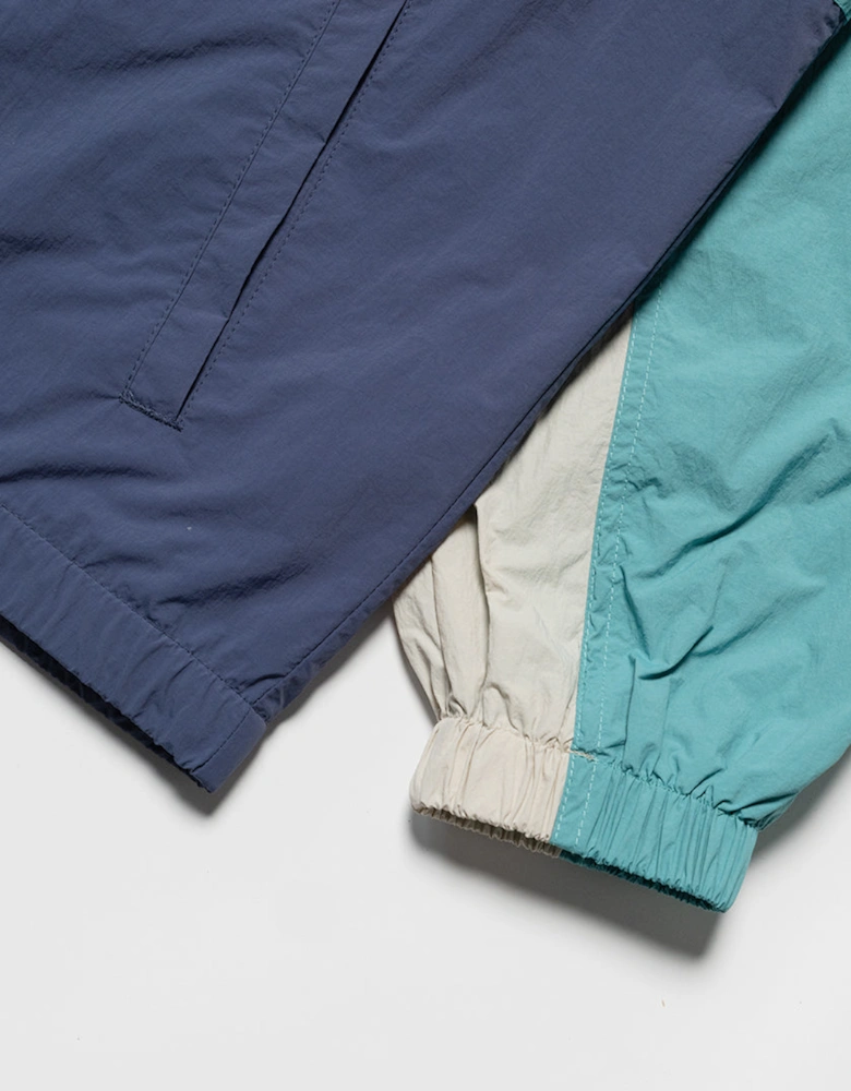 Parlez Rail Leaf Turquoise Track Jacket