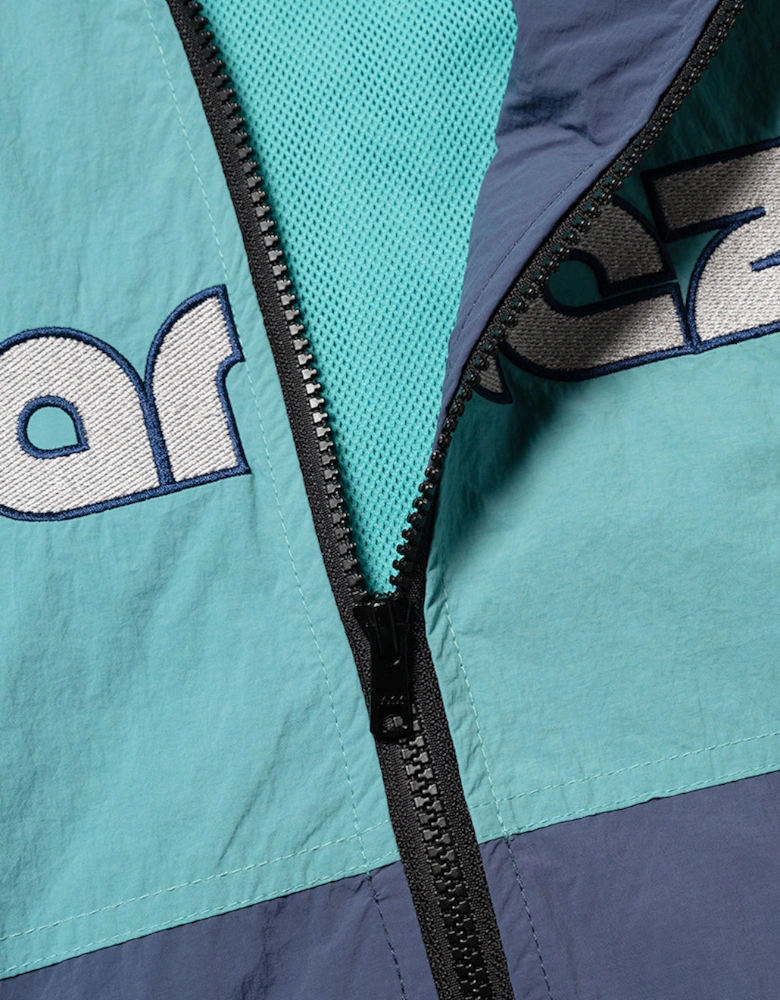 Parlez Rail Leaf Turquoise Track Jacket