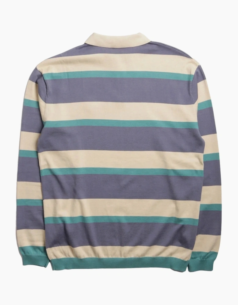 Parlez Pipe Purple Haze Purple Long Sleeve Polo Shirt