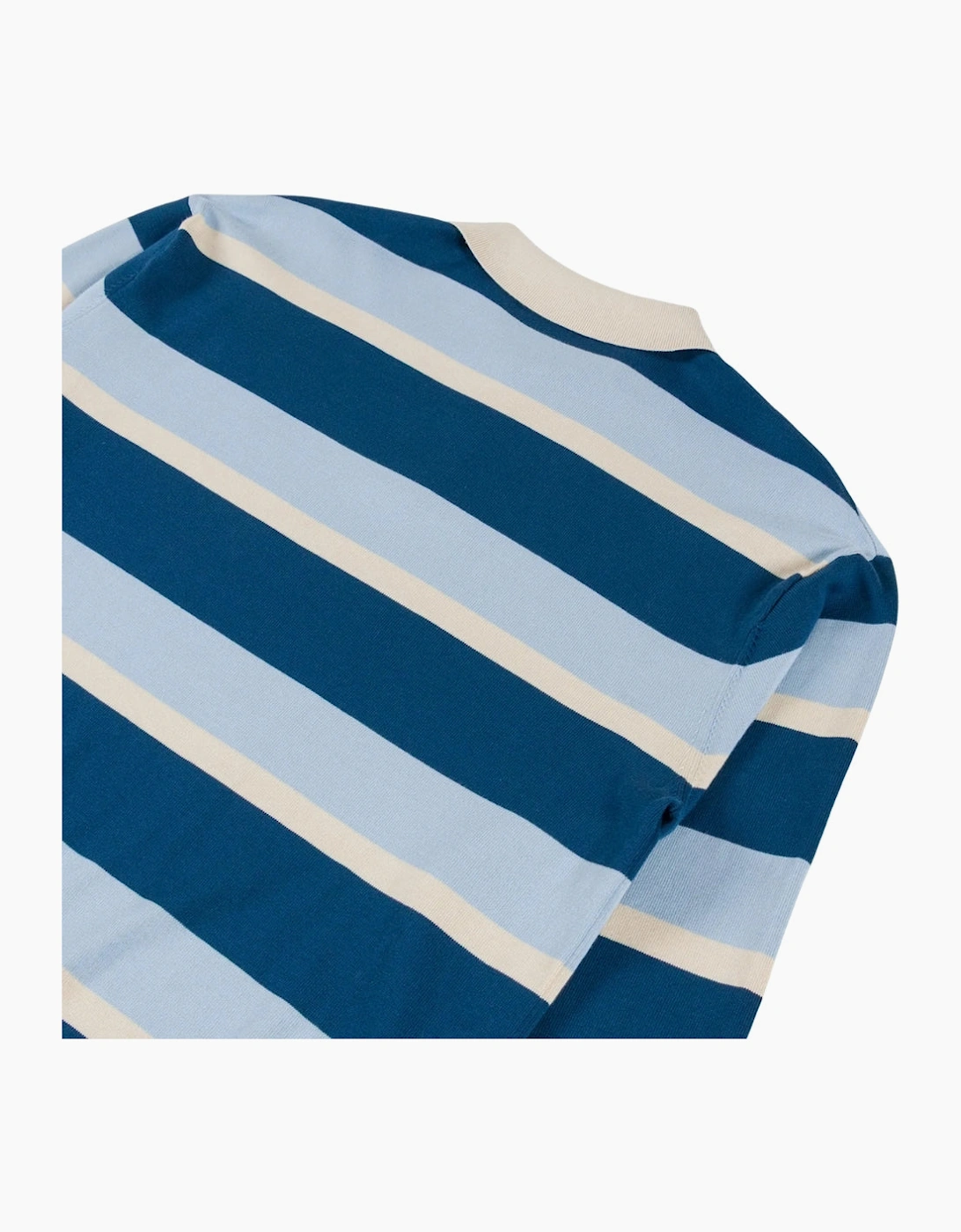 Parlez Pipe Lagoon Blue Long Sleeve Polo Shirt