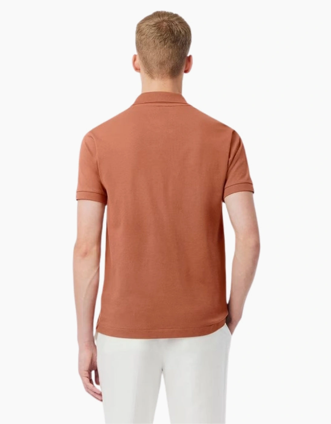 Lacoste Classic Fit Original L12.12 Terracotta Brown Polo Shirt