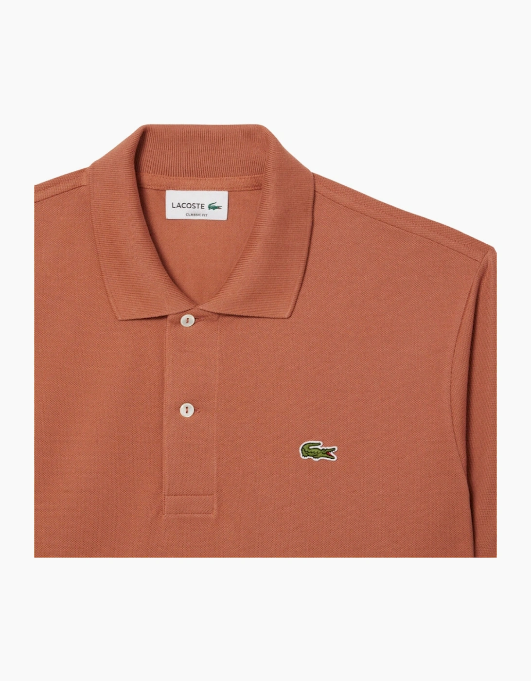 Lacoste Classic Fit Original L12.12 Terracotta Brown Polo Shirt