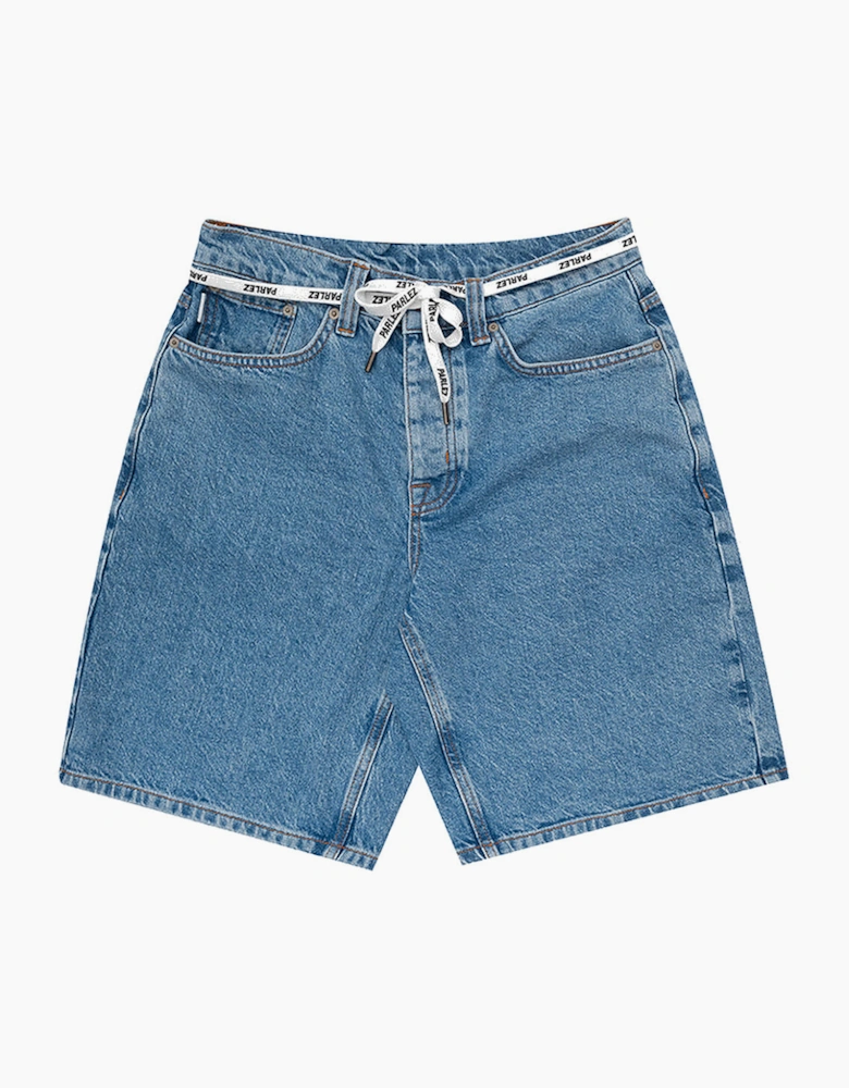 Parlez Light indigo Wash Serge Shorts