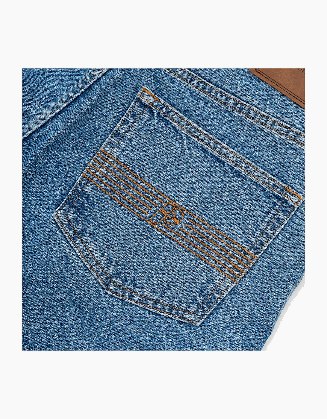 Parlez Light indigo Wash Serge Shorts