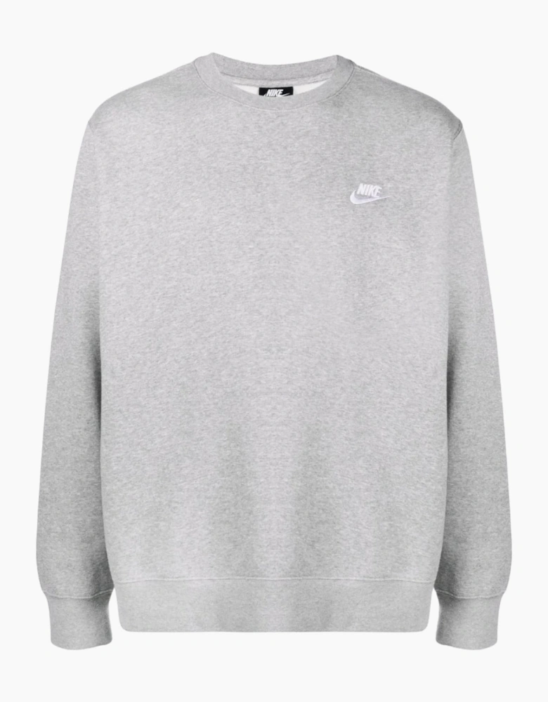 Nike Logo Crewneck Grey Sweater