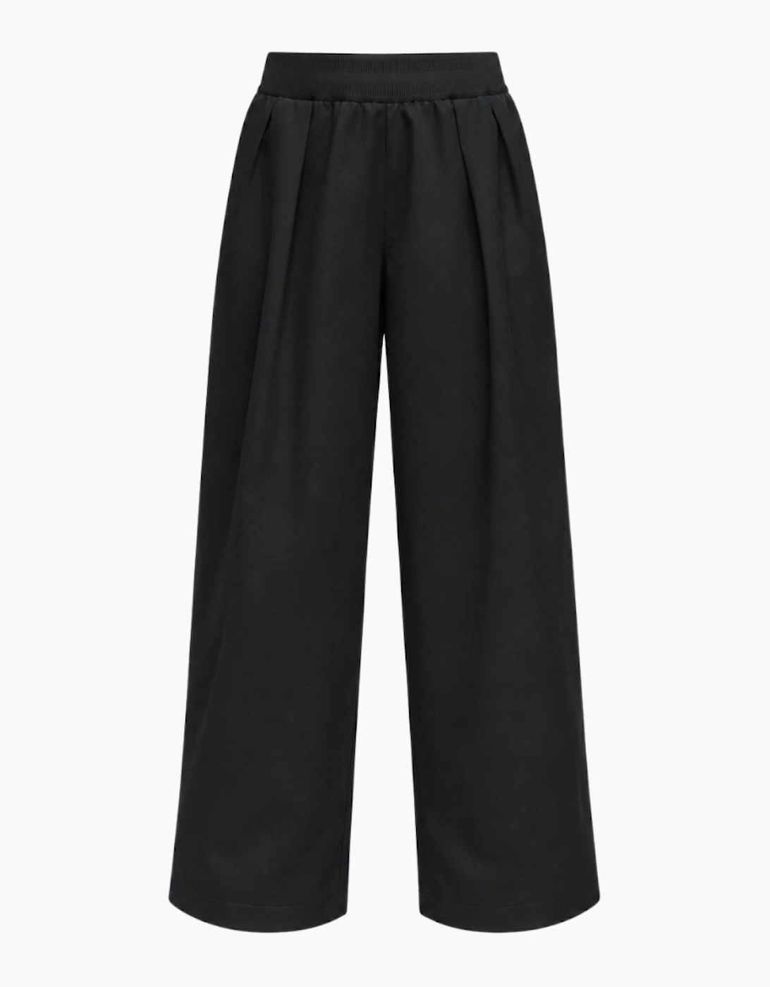 Women's Nike Lightweight Twill Mid Rise Wige Leg Trousers - Black - Size: L