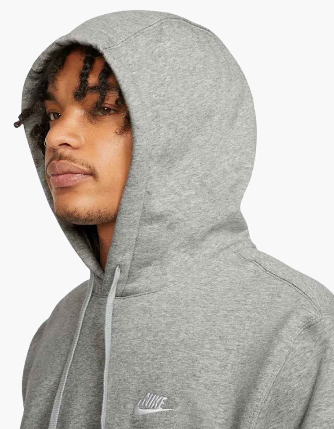Nike Sportswear Club Fleece Grey Hoodie