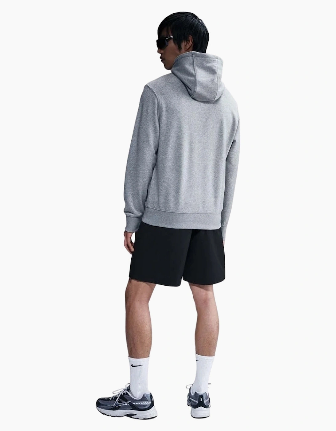 Nike Club Pullover French Terry Grey Hoodie