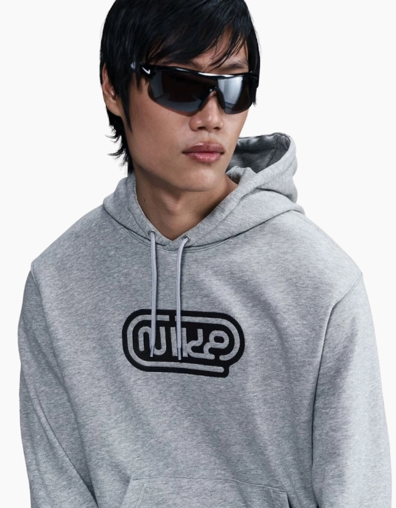 Nike Club Pullover French Terry Grey Hoodie