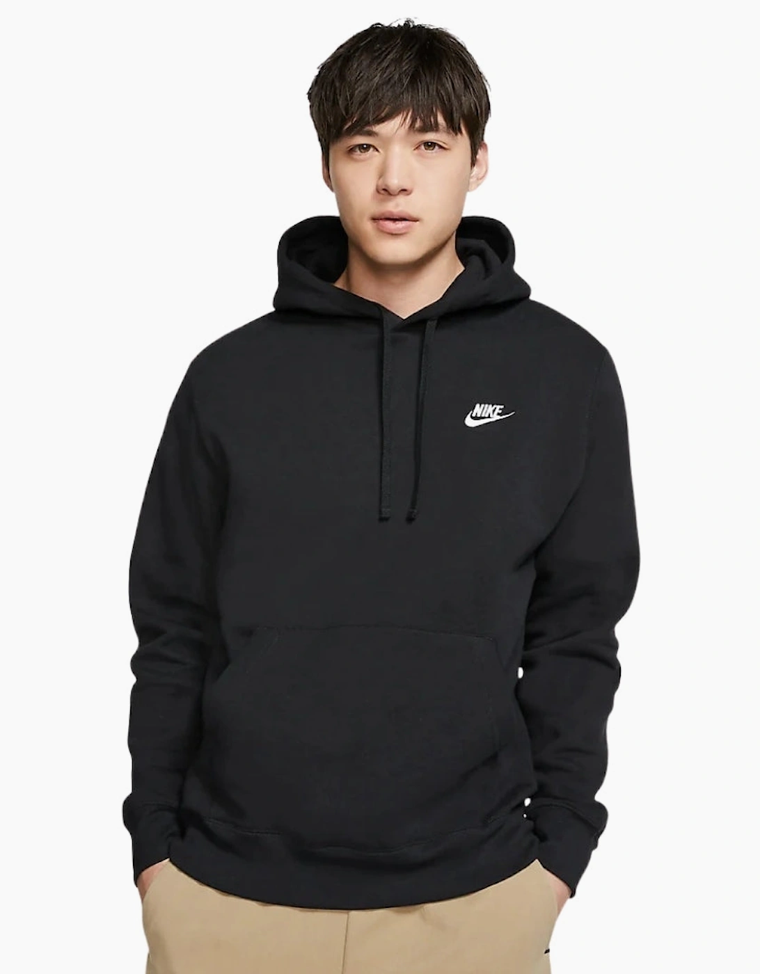 Nike Sportswear Club Fleece Pullover Black Hoodie