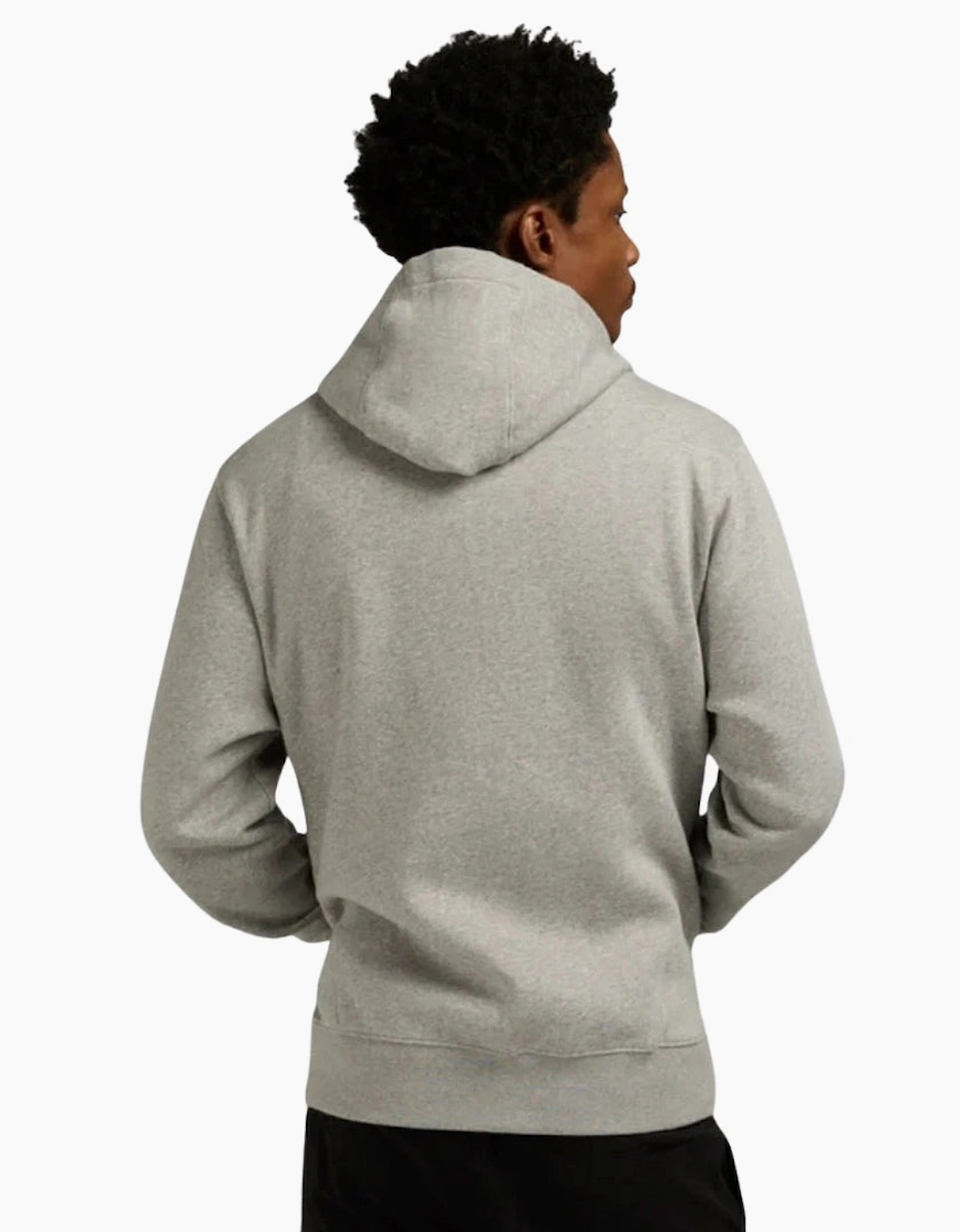Nike Club Fleece Pullover Full Zip Grey Hoodie