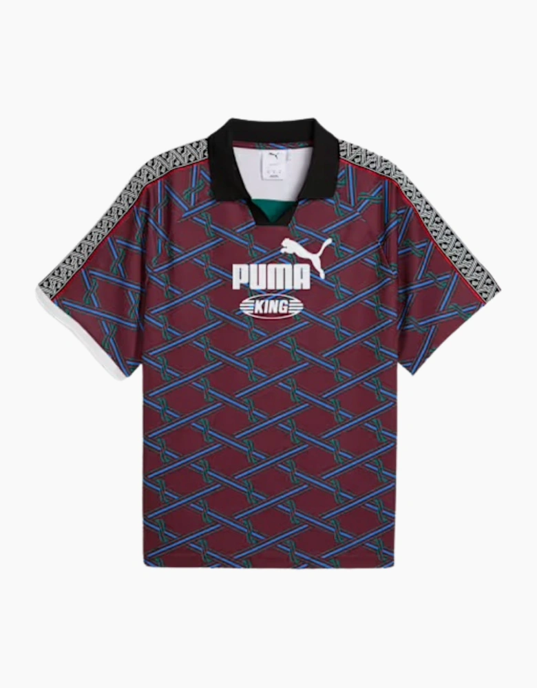 Puma King Ruby Shimmer Jersey Top