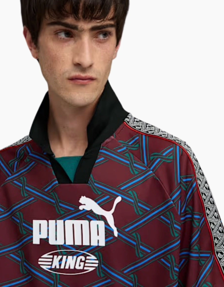 Puma King Ruby Shimmer Jersey Top