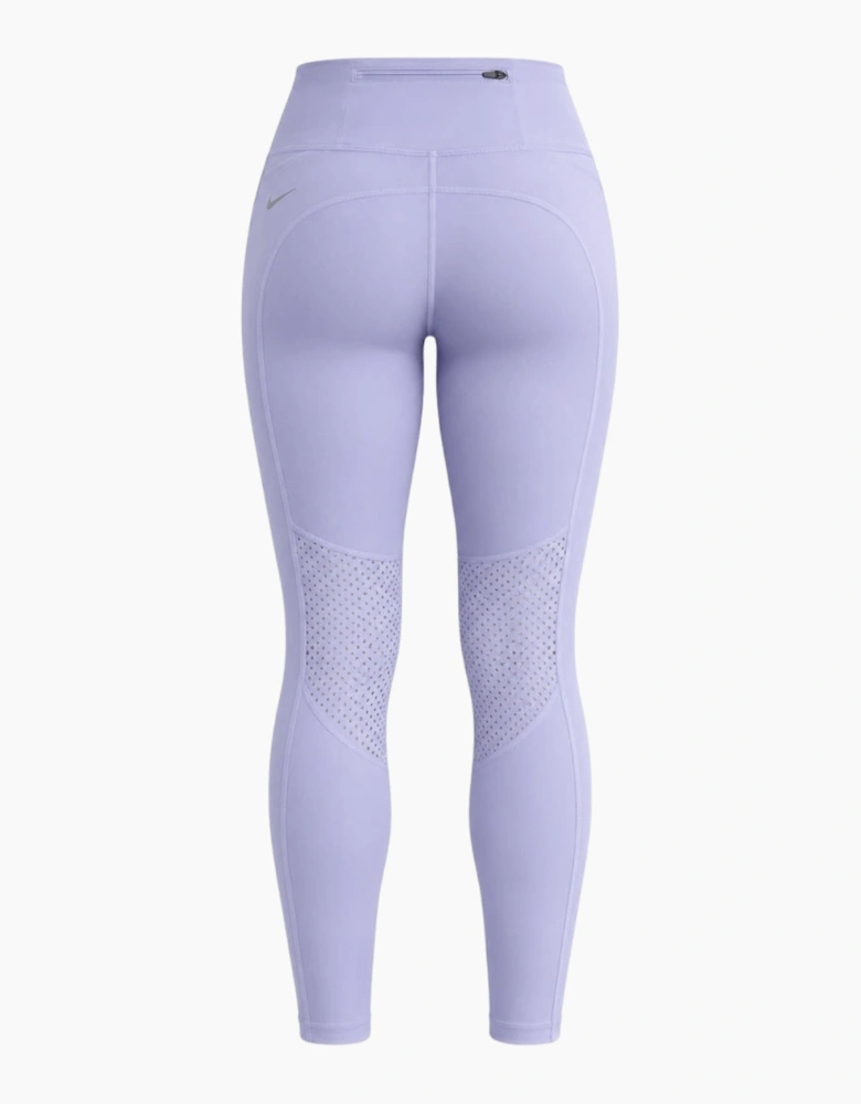 Nike Fast Mid Rise 7/8 Purple Leggings