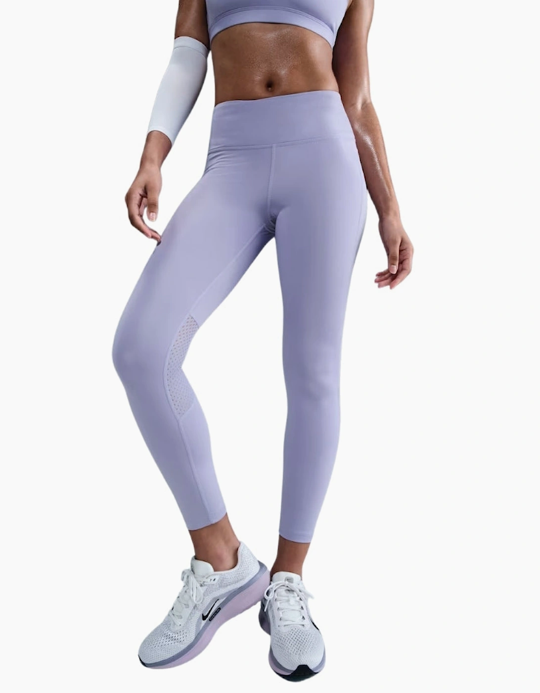 Nike Fast Mid Rise 7/8 Purple Leggings