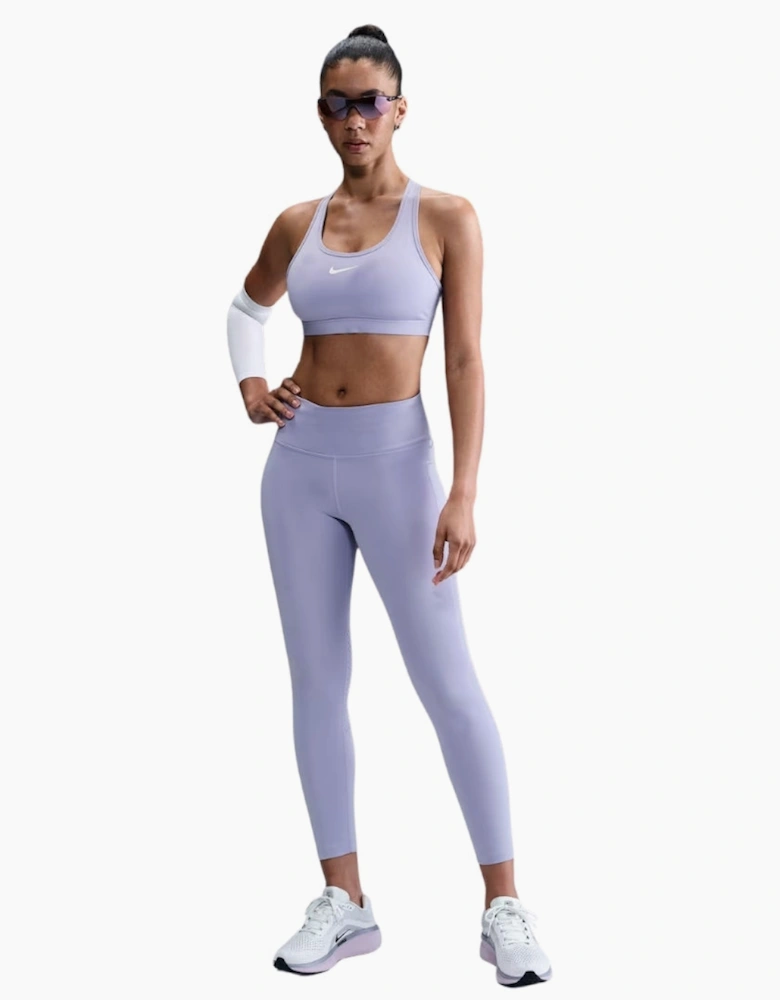 Nike Fast Mid Rise 7/8 Purple Leggings
