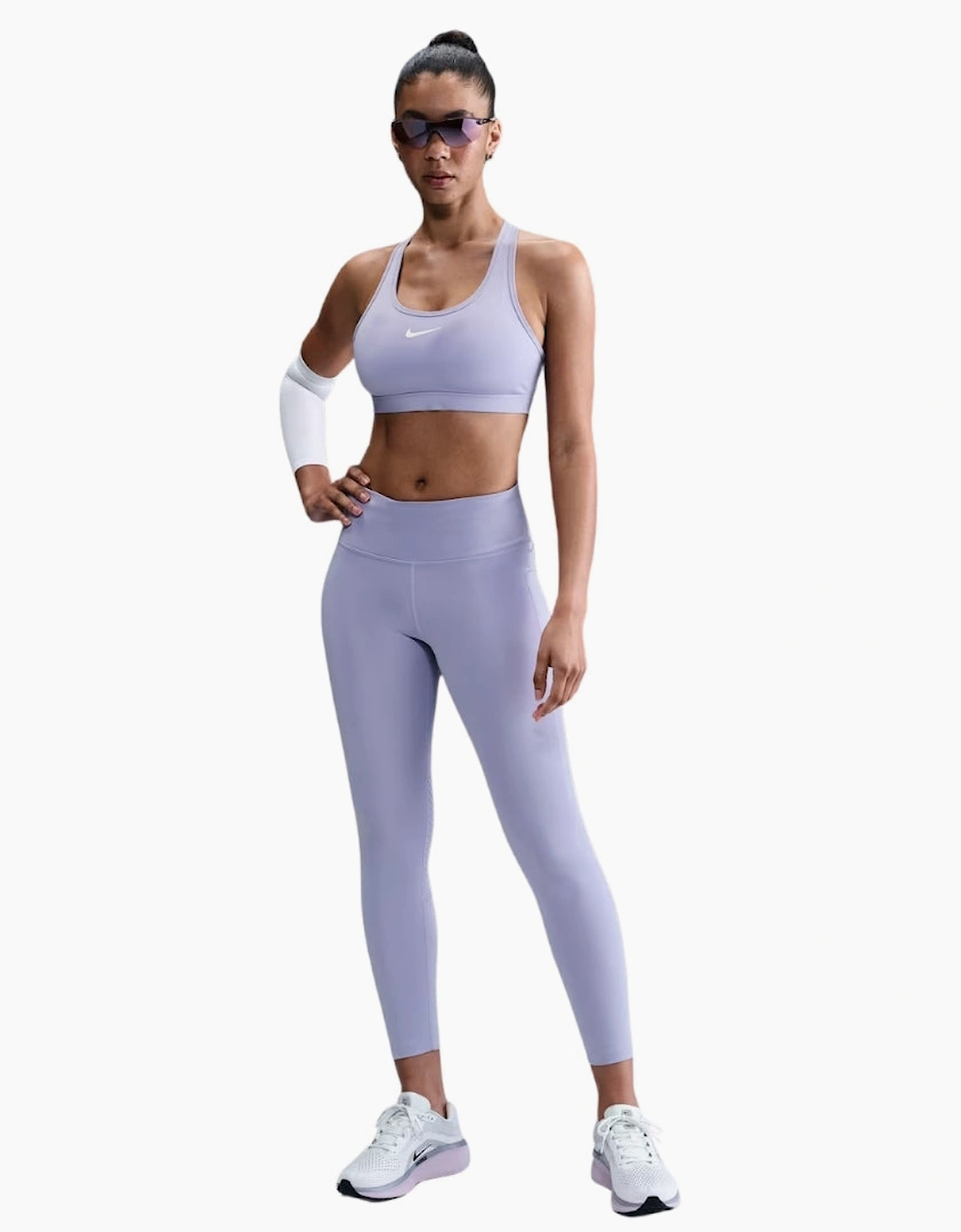 Nike Fast Mid Rise 7/8 Purple Leggings