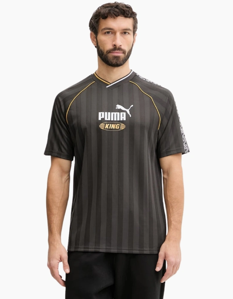 Puma Kind Relaxed Black Football Jersey Top