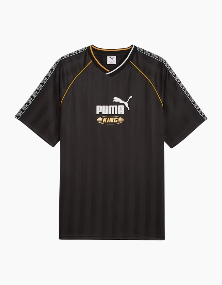 Puma Kind Relaxed Black Football Jersey Top