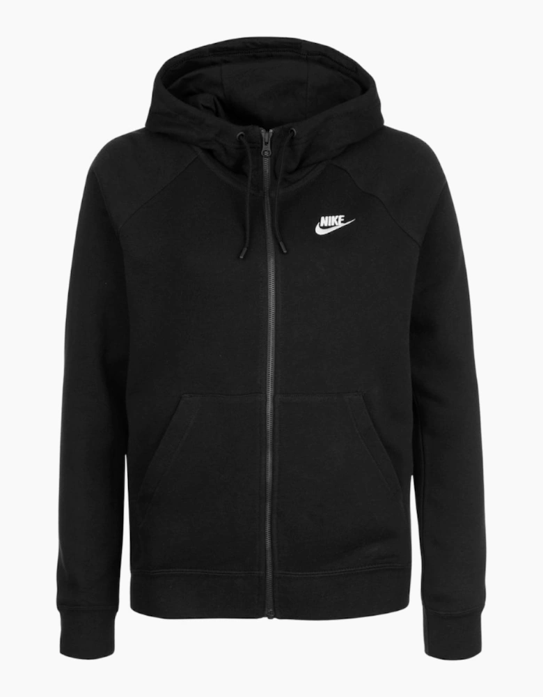 Nike Essentials Full Zip Fleece Black Hoodie