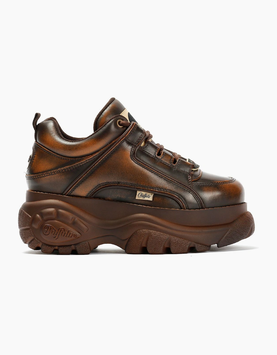 Buffalo Browning Vintage Women's Brown Trainers