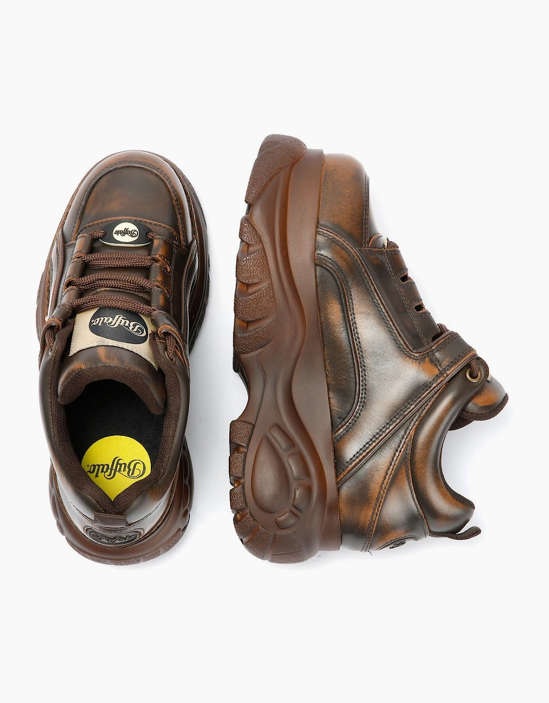 Buffalo Browning Vintage Women's Brown Trainers