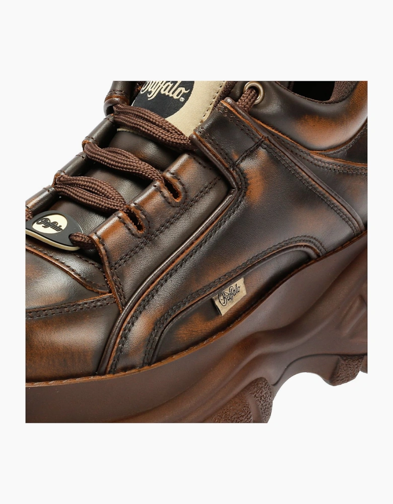 Buffalo Browning Vintage Women's Brown Trainers