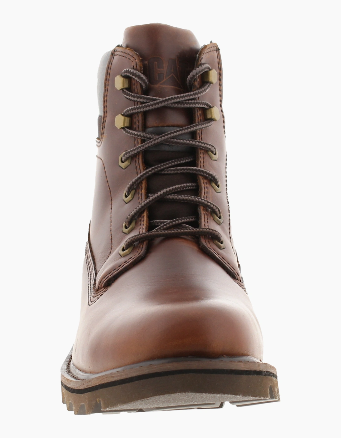 Caterpillar Mens Smart Boots Deplete Waterproof Leather brown UK Size