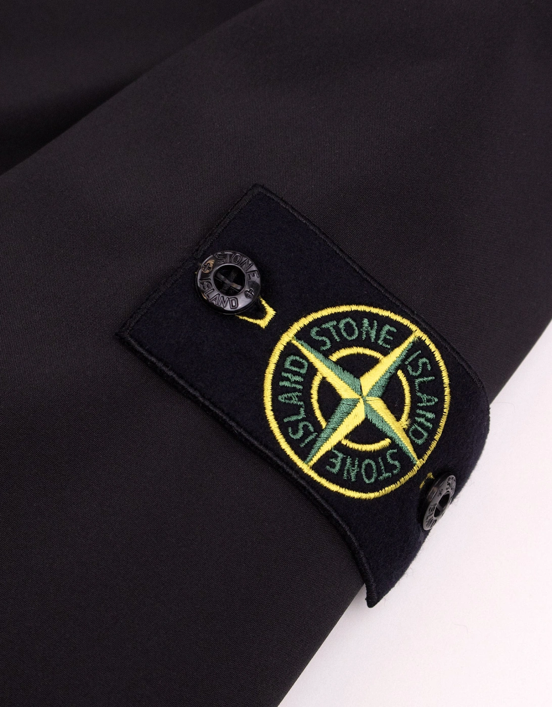 Stone Island 4100022 Light Soft Shell Water Wind Resistant Jacket BLACK V0029