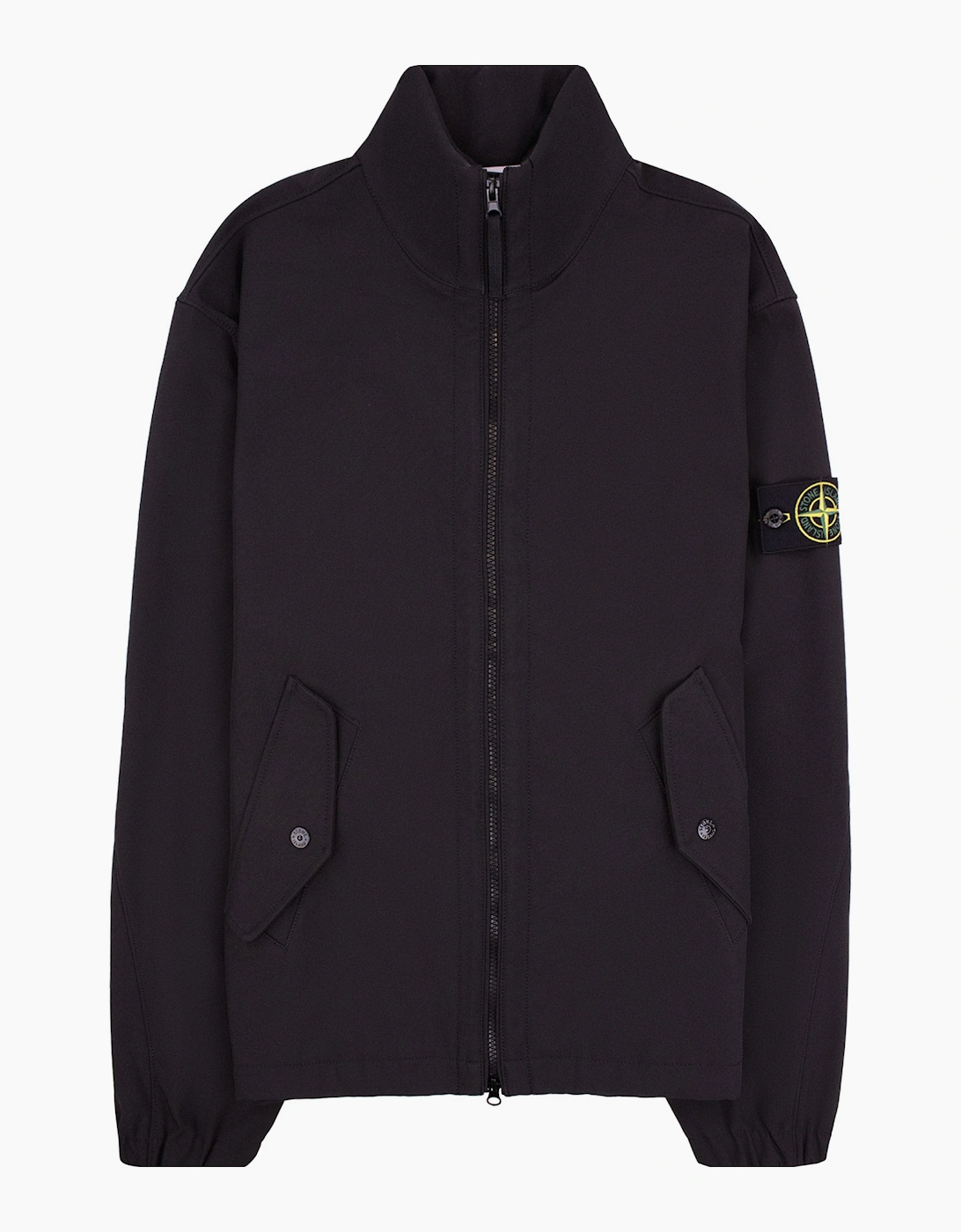 Stone Island 4100022 Light Soft Shell Water Wind Resistant Jacket BLACK V0029