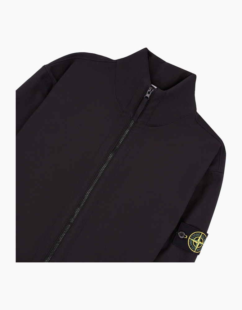 Stone Island 4100022 Light Soft Shell Water Wind Resistant Jacket BLACK V0029