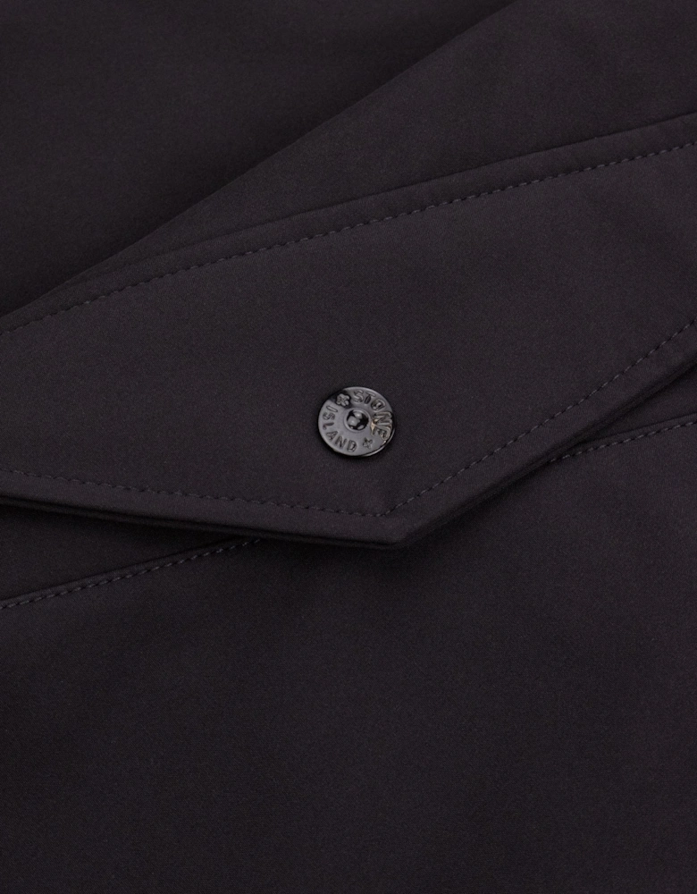 Stone Island 4100022 Light Soft Shell Water Wind Resistant Jacket BLACK V0029