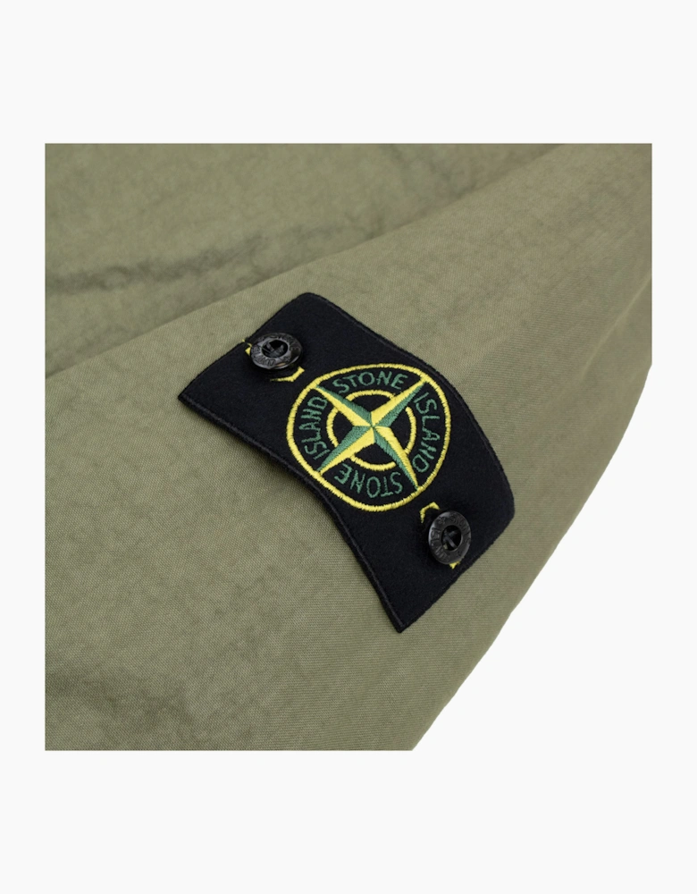 Stone Island 4100053 Nylon Panama TC Hooded Jacket Military Green V005G