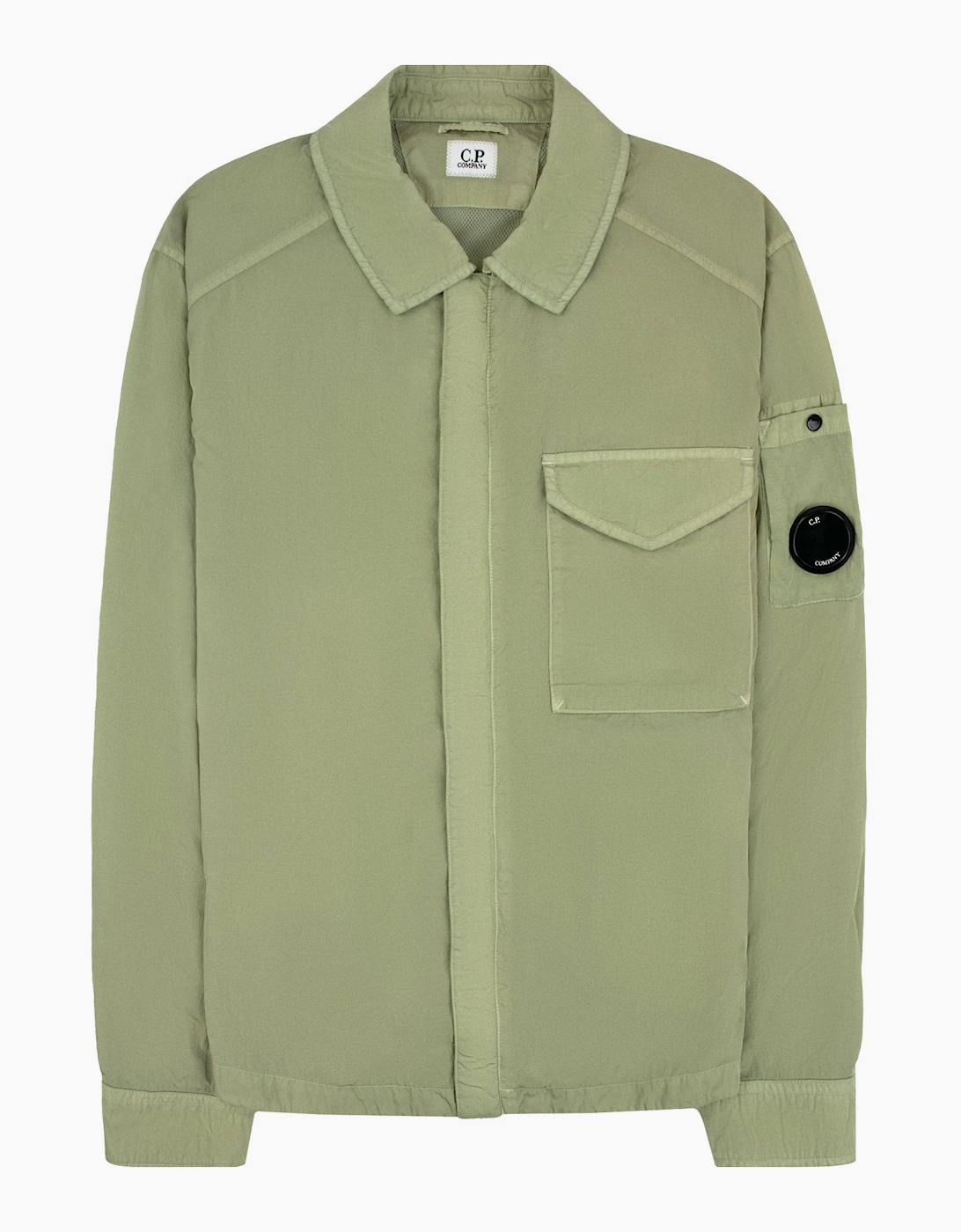 Cp Company Chrome R Pocket Overshirt MOSS GRAY 610