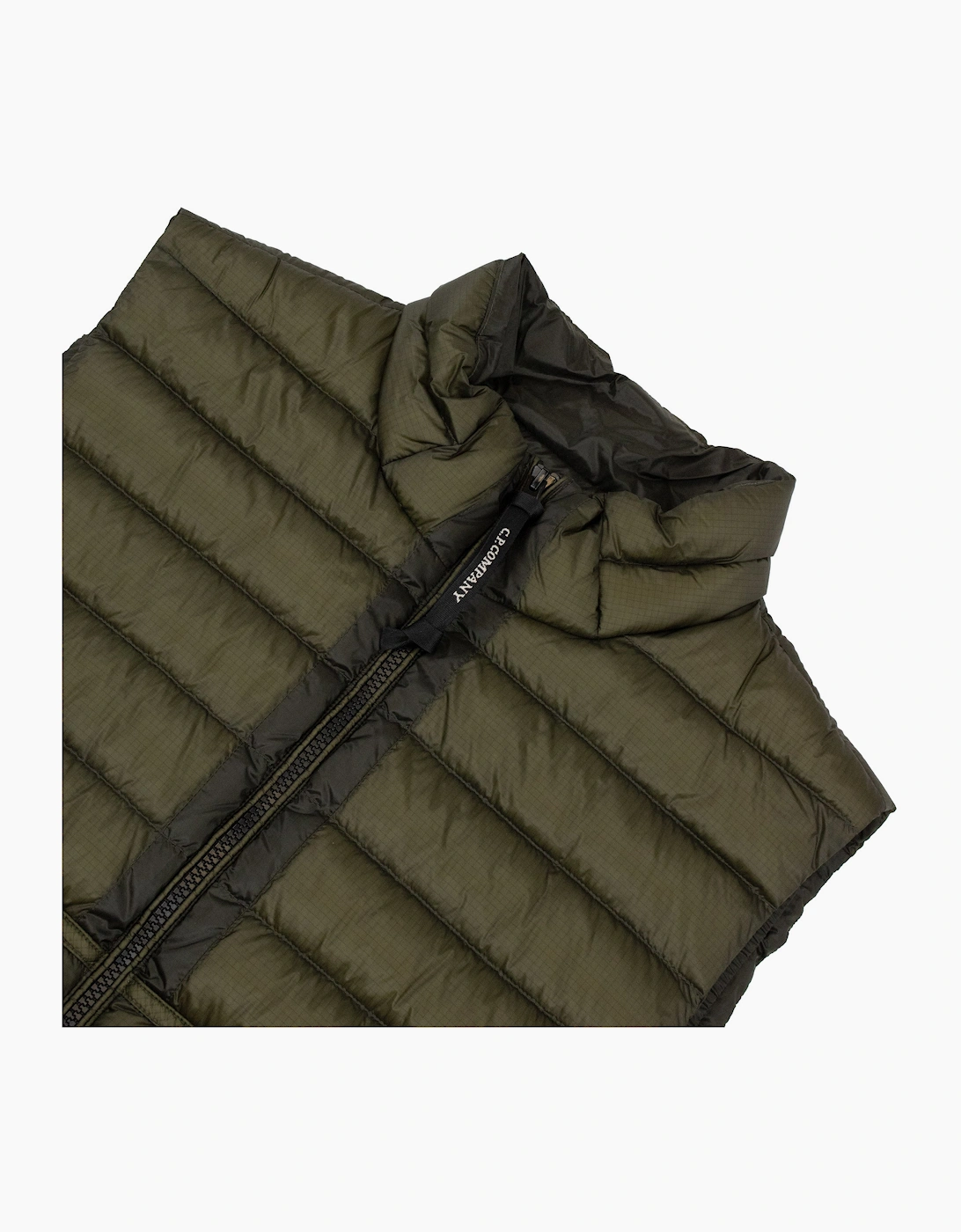 Cp Company D.D. Shell Down Lens Gilet Khaki 683