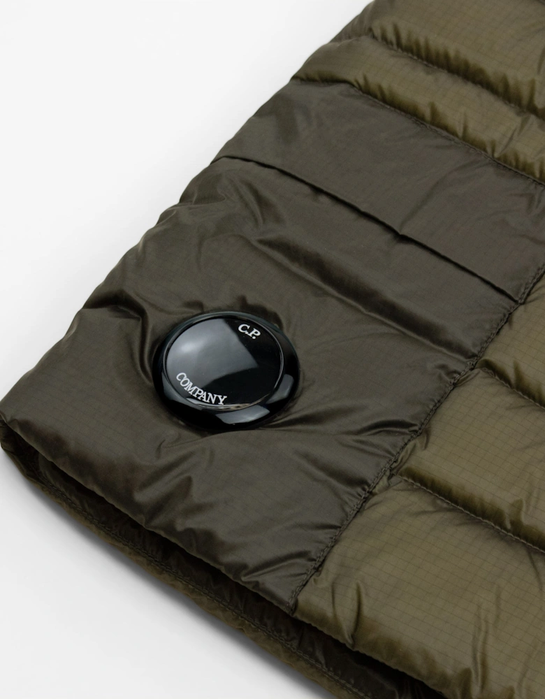 Cp Company D.D. Shell Down Lens Gilet Khaki 683
