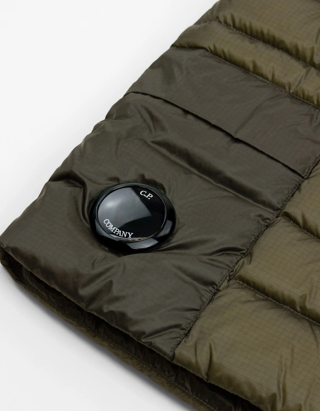 Cp Company D.D. Shell Down Lens Gilet Khaki 683