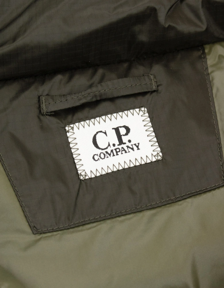 Cp Company D.D. Shell Down Lens Gilet Khaki 683