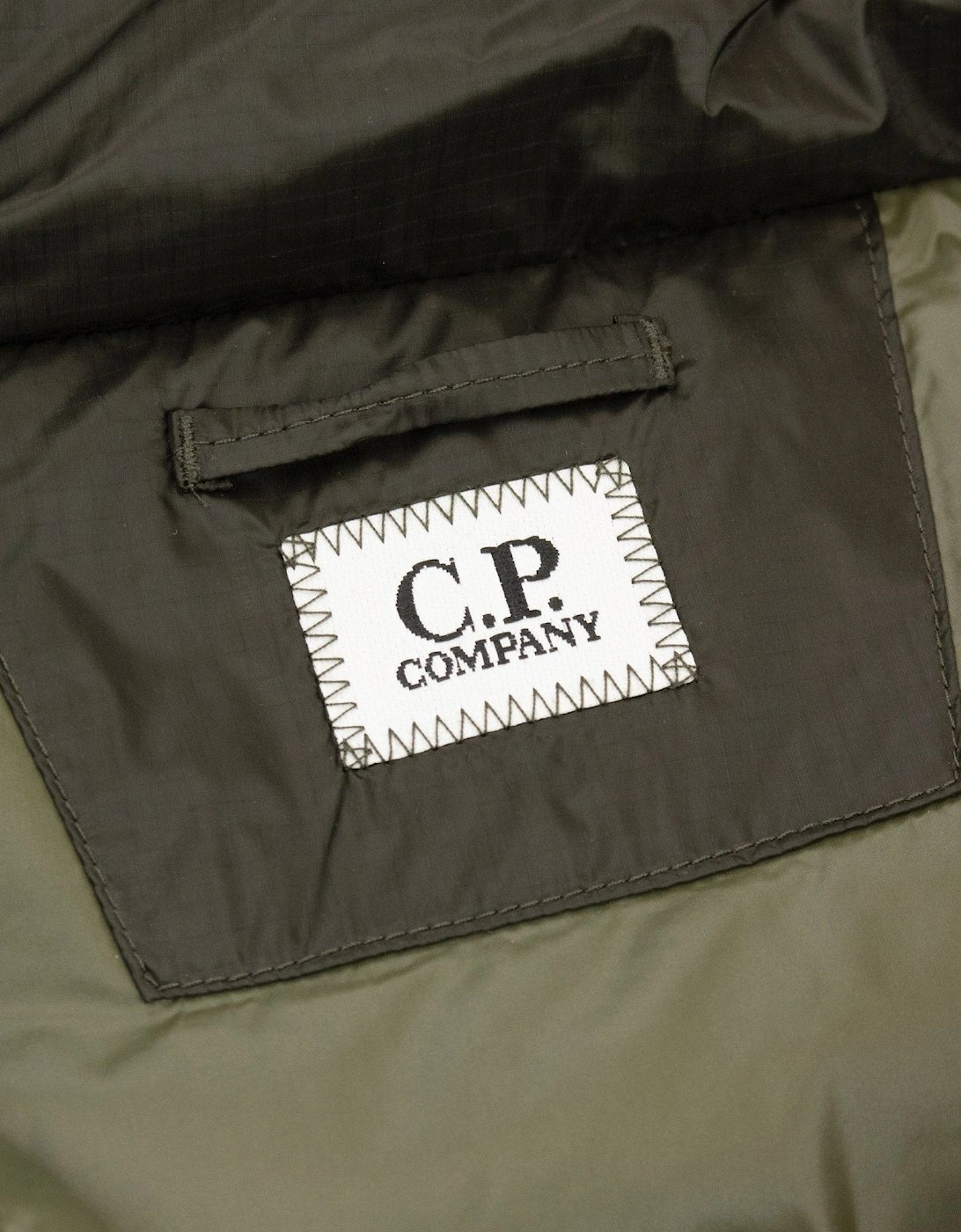 Cp Company D.D. Shell Down Lens Gilet Khaki 683