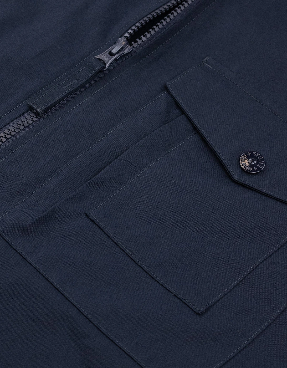 Stone Island 1200011 Cotton Canvas Ghost Overshirt NAVY V0020