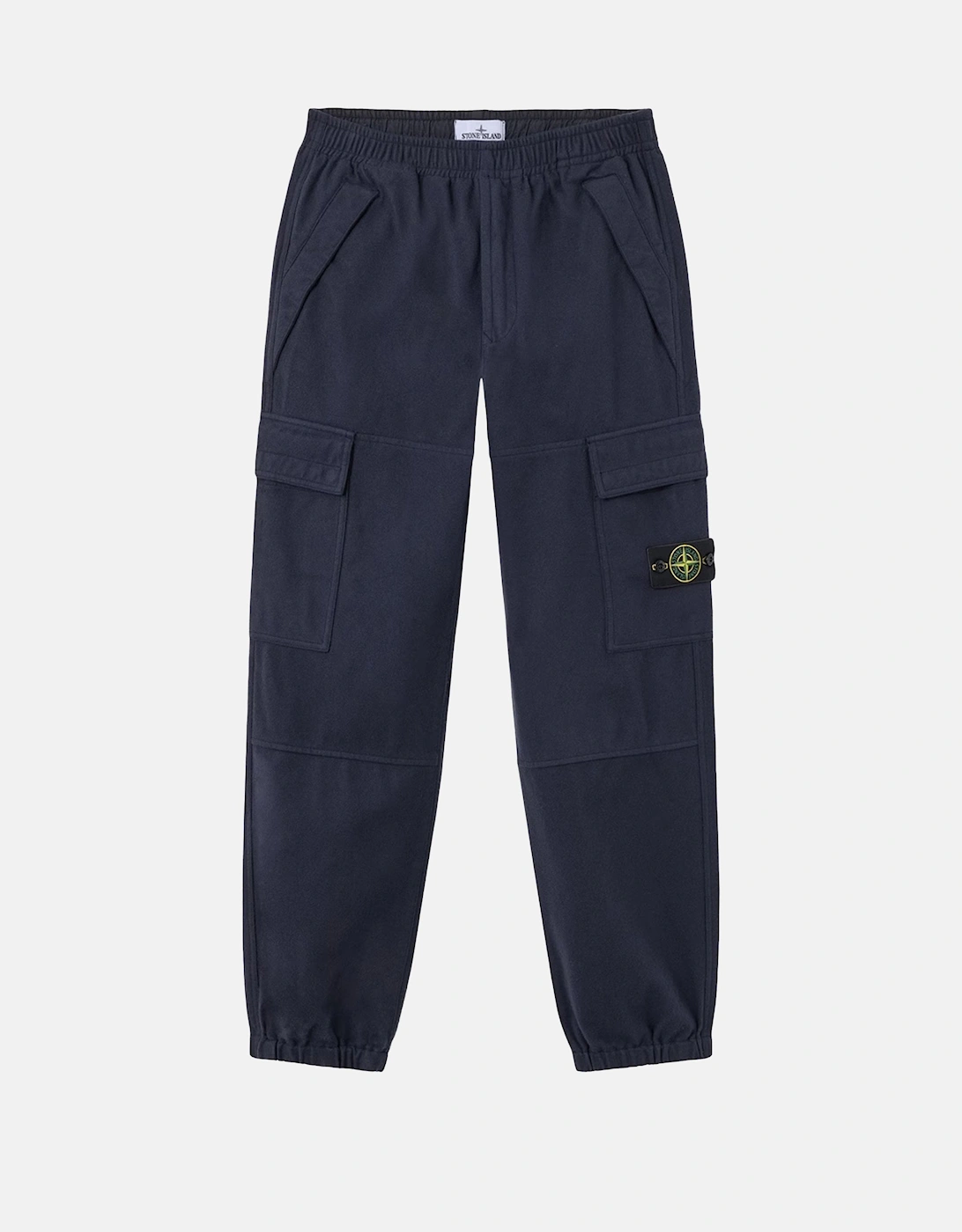 Stone Island Men's Cuffed 3100050 Trousers Blue - Navy - Size: 32/Regular/32/32