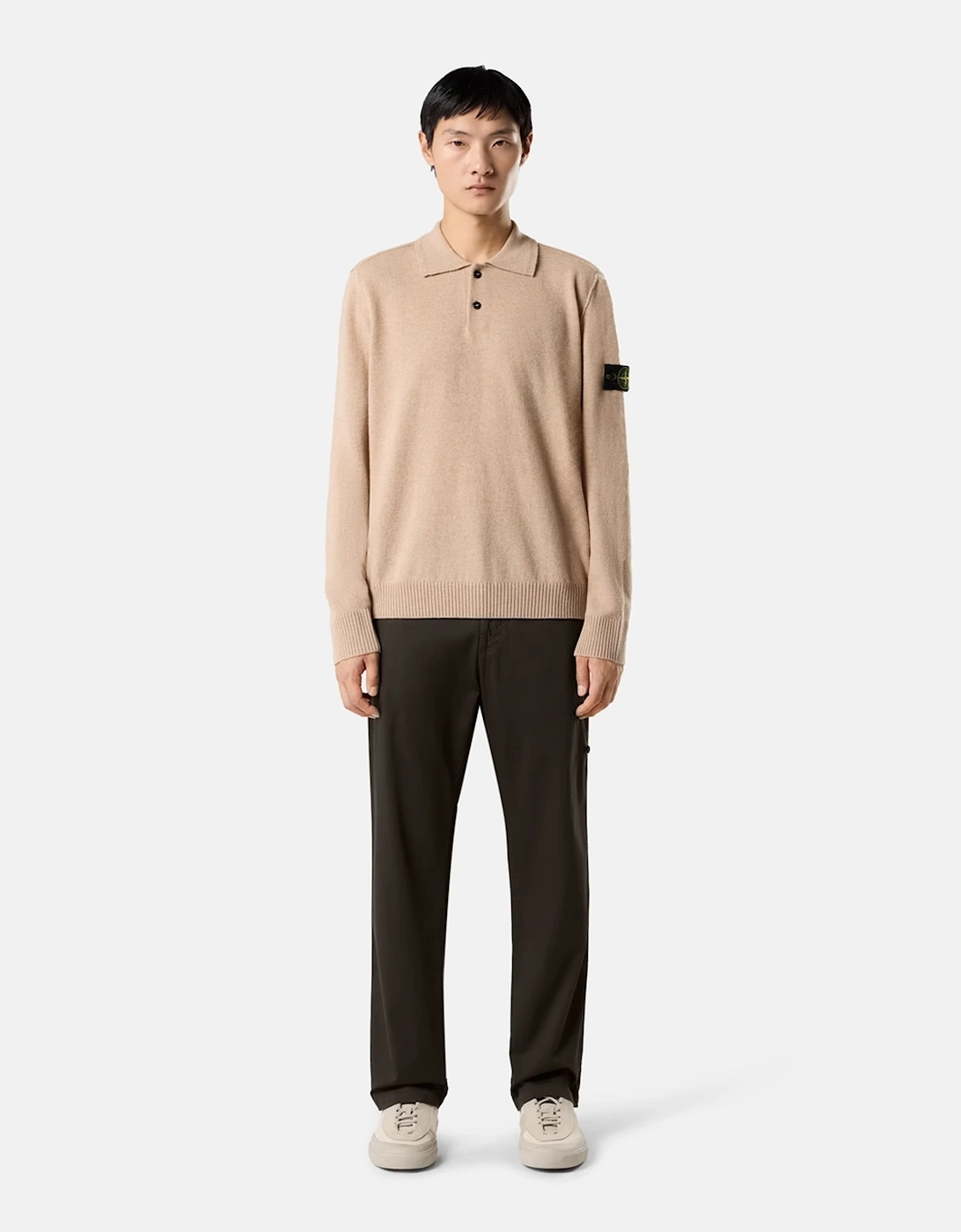 Knitted 5100018 Polo Shirt Beige