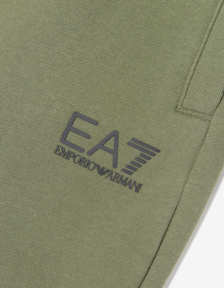 EA7 Emporio Armani Boys Train Core ID Joggers in Green