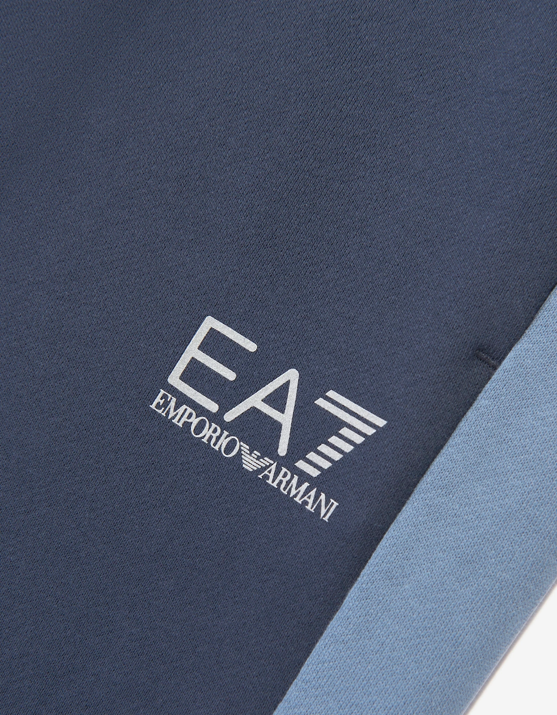 EA7 Emporio Armani Boys Train Athletic Colourblock Tracksuit in Navy