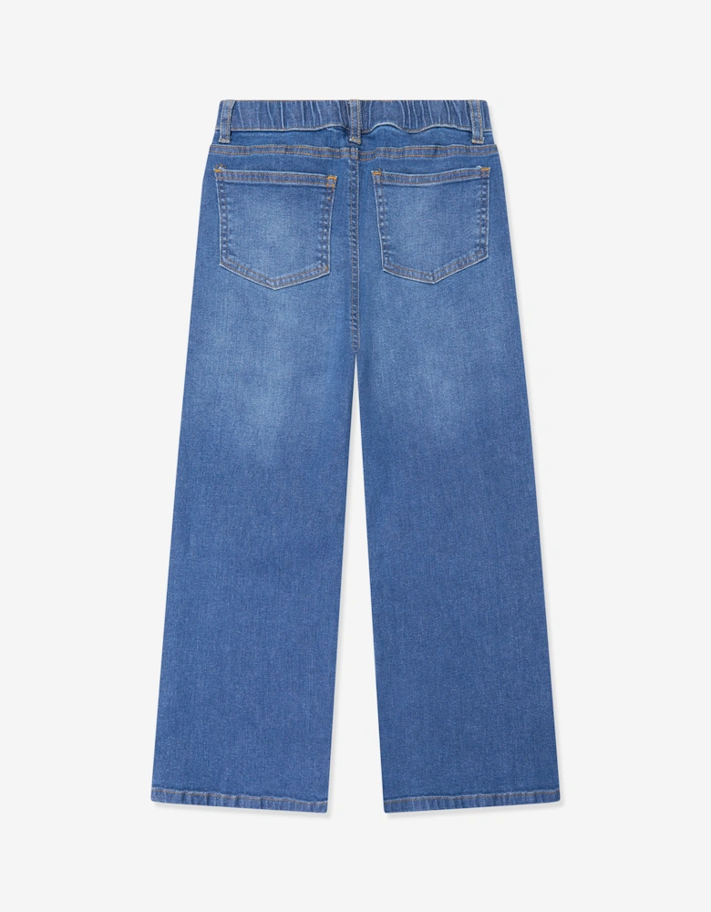 Childsplay Basics Kids Wide Leg Jeans in Blue