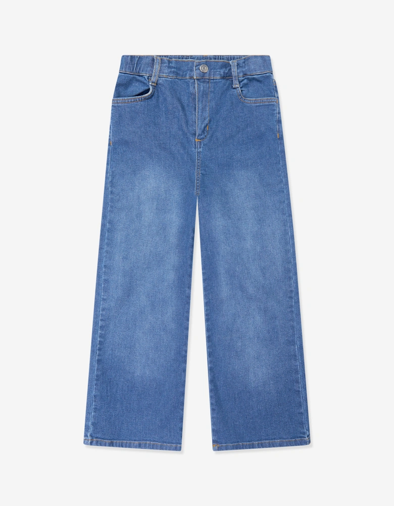 Childsplay Basics Kids Wide Leg Jeans in Blue